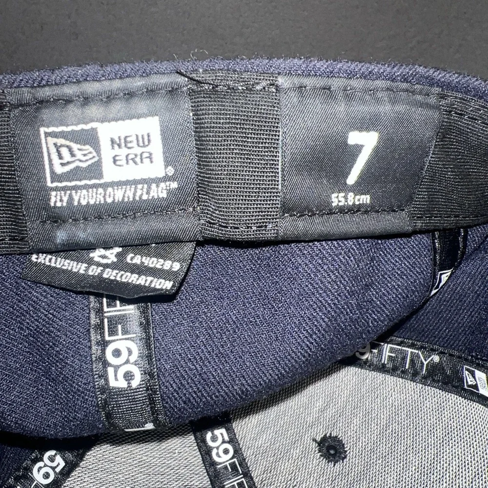New Era 59Fifty Notre Dame Fighting Irish Hat Sz 7 Fitted Embroider Baseball Cap